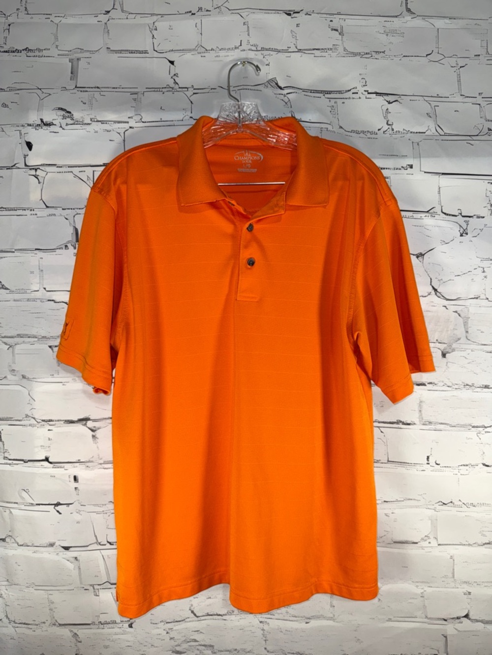 PGA Championship Orange Performance Golf Polo Shirt – Men’s Size L - Resort Tour